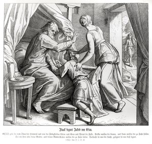 Isaak segnet Jakob anstelle von Esau, Genesis