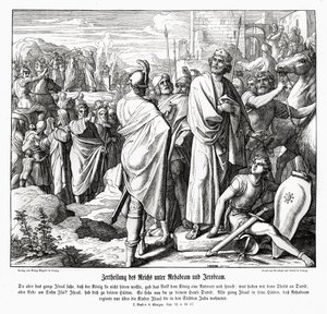 Jerobeam und Rehabeam von Julius Schnorr von Carolsfeld