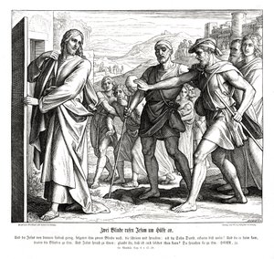Jesus und die Blinden, Evangelium nach Matthäus