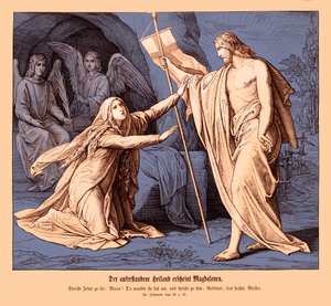 Jesus erscheint Maria Magdalena, Evangelium nach Johannes