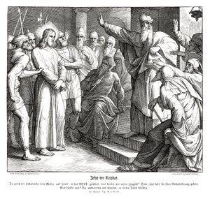 Jesus vor Kaiphas, Evangelium nach Matthäus