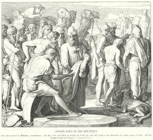 Joseph wird von seinen Brüdern verkauft von Julius Schnorr von Carolsfeld