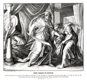 Judith enthauptet Holofernes, Buch Judith
