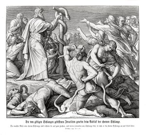 Moses und die eherne Schlange, Numeri