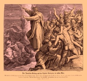 Teilung des Roten Meeres, Exodus von Julius Schnorr von Carolsfeld