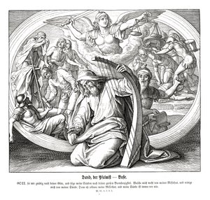 Psalmen - Buße von Julius Schnorr von Carolsfeld
