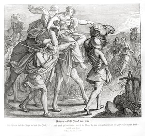 Rebekka sieht Isaak von weitem, Genesis