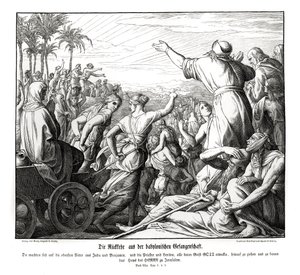 Rückkehr aus Babylon, Esra von Julius Schnorr von Carolsfeld