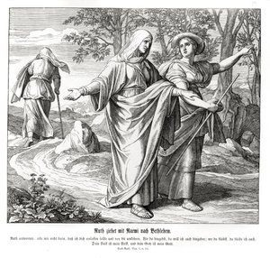 Ruth geht mit Naomi nach Bethlehem