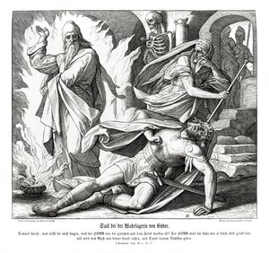 Saul bei der Hexe von Endor