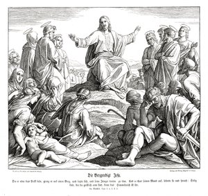 Bergpredigt, Evangelium nach Matthäus von Julius Schnorr von Carolsfeld