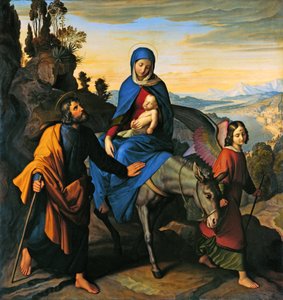 Die Flucht nach Ägypten von Julius Schnorr von Carolsfeld