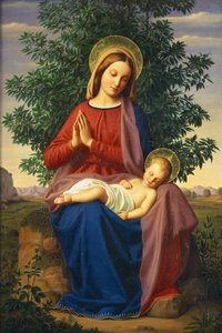 Die Madonna und das Kind von Julius Schnorr von Carolsfeld