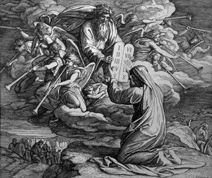 Die Tafeln des Gesetzes von Julius Schnorr von Carolsfeld