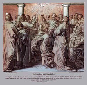 Die Apostel werden mit dem Heiligen Geist erfüllt, Apostelgeschichte