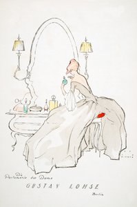 Werbung für "Gustav Lohse, Berlin", aus Styl, veröffentlicht 1922 von Jupp Wiertz