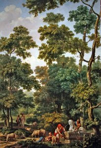 Arkadische Landschaft mit einer Sphinx von Jurriaan Andriessen
