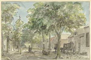 Dorfstraße in Lage Vuursche