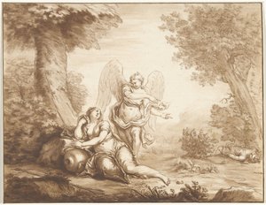 Hagar in der Wüste von Jurriaan Cootwijck