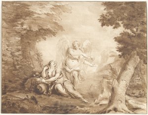 Hagar in der Wüste von Jurriaan Cootwijck