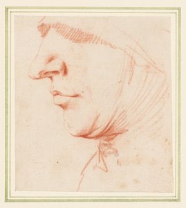 Kopf eines Mannes im Profil von Jusepe de (1591 1652) Ribera