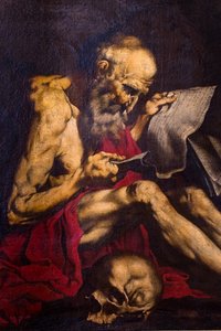 Der heilige Hieronymus beim Lesen