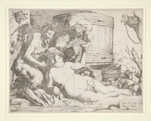 Bacchanal (Betrunkener Silenus) von Jusepe de Ribera