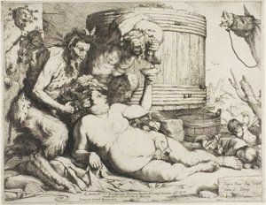 Betrunkener Silenus von Jusepe de Ribera
