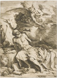 Der heilige Hieronymus hört die Posaune des Jüngsten Gerichts von Jusepe de Ribera