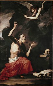 Heiliger Hieronymus und der Engel von Jusepe de Ribera