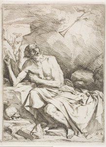 Der heilige Hieronymus hört die Posaune des Jüngsten Gerichts