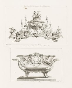 Neuvième Livre des Oeuvres de J.A. Meissonnier, Surtout de Table (Neunte Serie von Werken von J.A. Meissonnier)