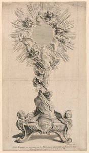 Silberne Monstranz, ausgeführt 1727