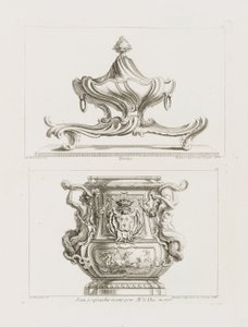 Terrine, Tafel 57 in Oeuvre de Juste-Aurèle Meissonnier