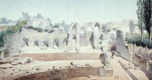 Das Amphitheater von Saintes (Charente-Maritime, Frankreich) von Juste Lisch