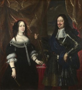 Doppelporträt des Großherzogs Ferdinand II. von Toskana und seiner Frau Vittoria della Rovere, 1660er Jahre