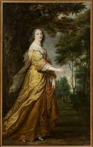 Porträt von Marie Louise Gonzaga (1611-1667), Königin von Polen