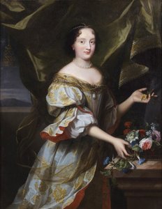 Porträt von Hortense Mancini (?) von Justus van Egmont