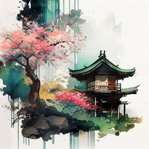 Kirschblüten Pagode