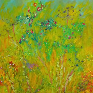 Farbenfrohes Wildblumenfeld