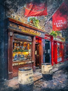 Temple Bar Dublin Nacht