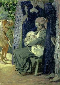 Heilige Familie, ca. 1913 von Józef Mehoffer