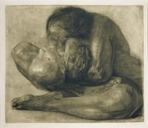 Frau mit totem Kind von Käthe Kollwitz