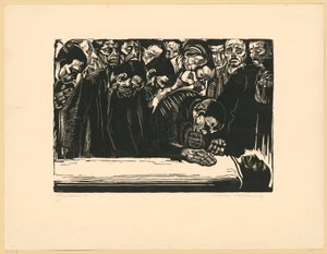 Gedenkblatt für Karl Liebknecht (5. Zustand)
