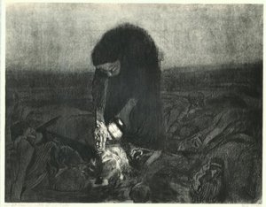 Schlachtfeld von Käthe Kollwitz