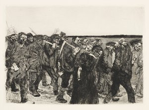 Weberzug von Käthe Kollwitz