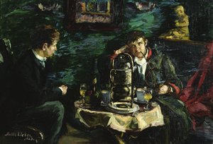 Der Schauspieler Tobias Sorensen und Ola Voss