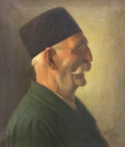 Selbstporträt von Kamal Al Molk
