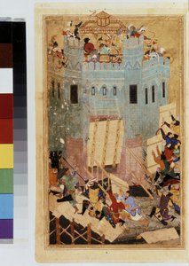 Timur (Tamerlan): Timur belagert die Burg der Hospitaliter in Smyrna im Jahr 1402 von Kamal ud Din Behzad