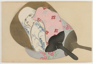 Blumen von hundert Welten (Momoyogusa): Fächer von Kamisaka Sekka